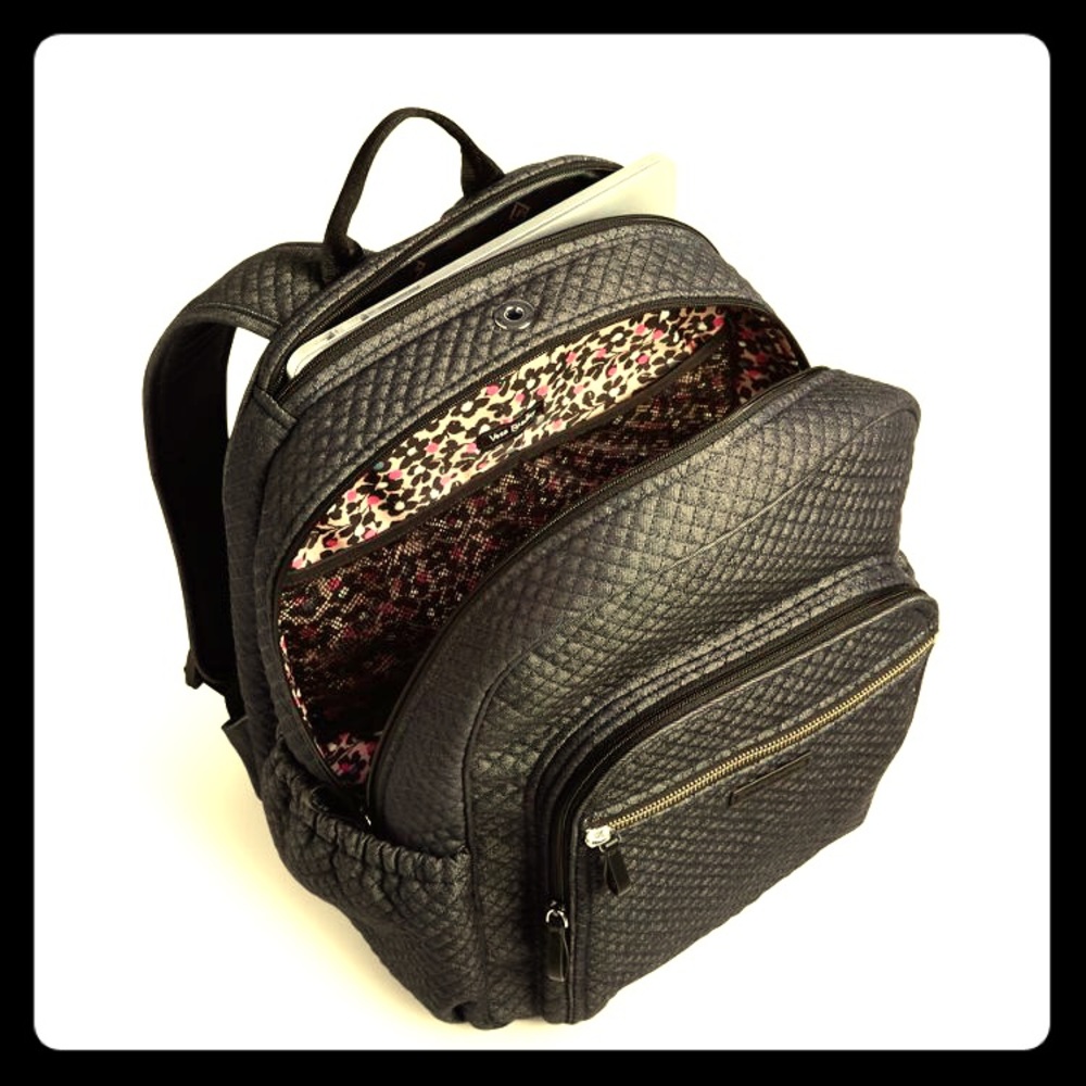 Vera Bradley Iconic Campus Backpack in Denim Navy